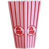 West5Products Striped Plastic Popcorn Holder Tub