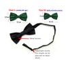 TINYHI Bo Ties For Men Bowtie Pre-tied Adjustable Bow Mens