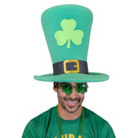 FOAM PARTY HATS: St Patrick's Hat - Saint Patrick Party -St Patrick's Day Deco - Shamrocks Hat - Irish Themed - Green Hat - Leprechauns Hat -Photobooth Prop