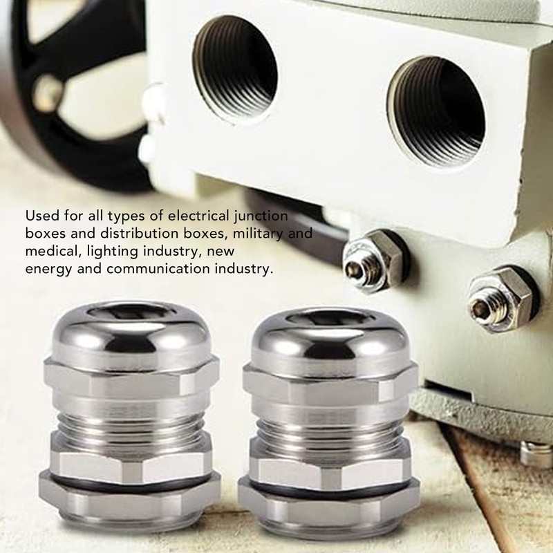 Cable Gland Stress Relief IP68 Waterproof Ni Plated Brass Metal