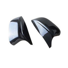 Ombialo Side Mirror Caps, Door Mirror Cap Covers Compatible with Infiniti Q50 Sedan 2014-2020, Q60 2015-2020, Q70 2014-2019, QX30 2017-2019 (Carbon Fiber Pattern)