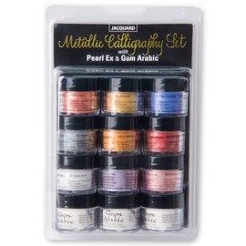 Jacquard Metallic Calligraphy Set