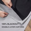 Total Blackout Curtains 2 Panels - Completely Blackout Window Drapes
