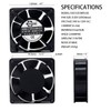 SXDOOL 120mm AC 115V Ball Bearing Fan 110V for DIY