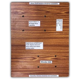 Wonder Mill - Mounting Board for Motorized Mill (for Wonder Junior) - Upgrade Your Wonder Junior Grain Milling System with Our Motorised Mounting Board - Grind Your Grains with Ease and Efficiently