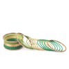 RIANGI Designer Indian Bangles For Women, Set Of 28 Ethnic