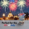 4th of July Patriotic Paper Lantern – Rechargeable Foldable LED
