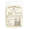 X Canvas Hangers Brass Plated 4 Pack Blister - 13012