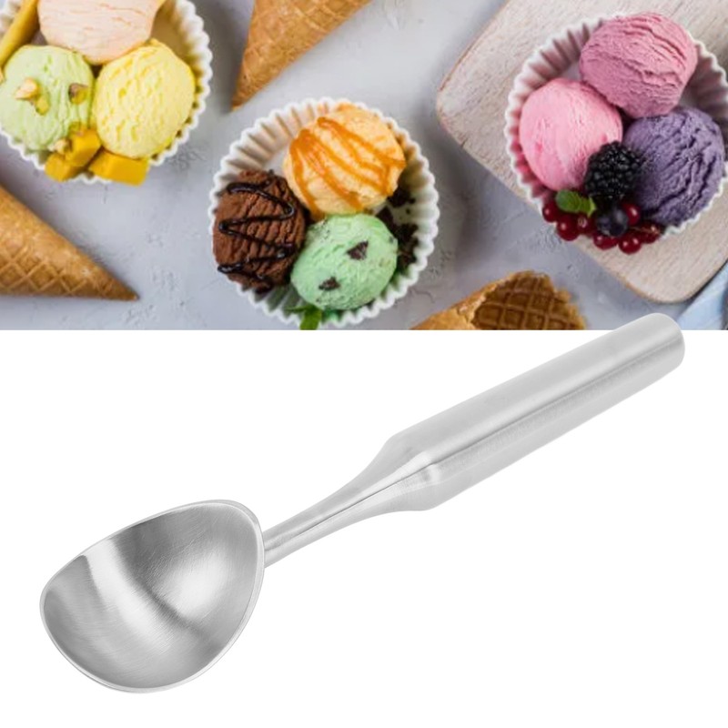 304 Stainless Steel Ice Cream Scoop Long Handle Fruit Ice