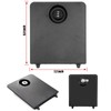 Mabett Bed Storage Bin Cover with Code Lock Compatible with
