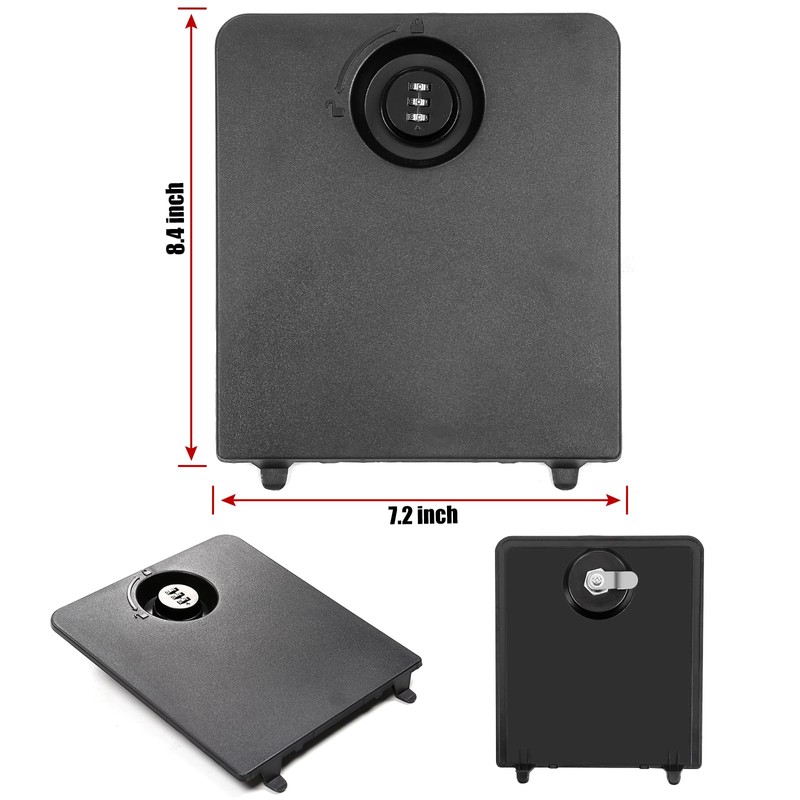 Mabett Bed Storage Bin Cover with Code Lock Compatible with