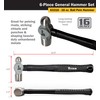 Titan 63136 6-Piece Hammer Set, Includes 16oz & 32oz Ball