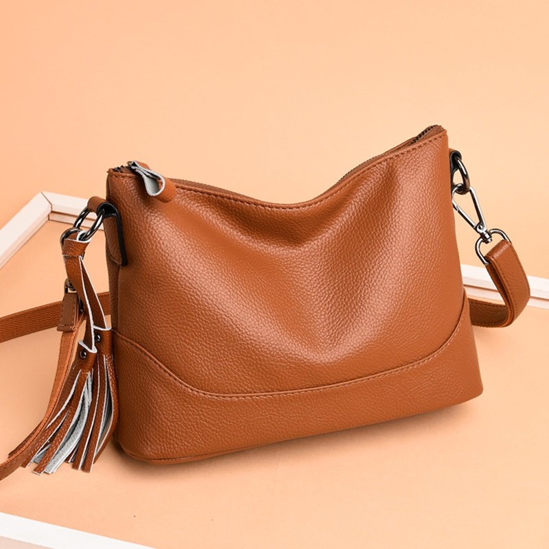 Mimio Women's Shoulder Bag, Handbag, Shoulder Bag, Crossbody Bag, Tassel,