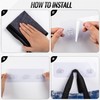 LHSYFBZ 48Pack Shower Caddy Adhesive Hooks Replacement, Shower Shelf Adhesive