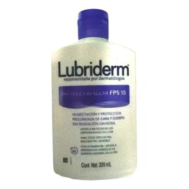 Crema Corporal Lubriderm Protección Solar Fps15 200ml