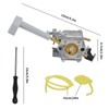 Carburetor Gasket Kit 530069247 Replacement Parts Kit for Ryobi Bp42