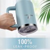 40oz Leakproof Stainless Steel Insulated Travel Tumbler with Handle, Straw