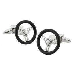 Steering Wheel Novelty Cufflinks