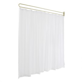 Privacy Screen Partition Room Divider with Shading Curtain & Clothes Rack, U-Shape Privacy Partition Curtains, for Fitting Room Beauty Salon Bedroom and Hospital, 7.22ft
