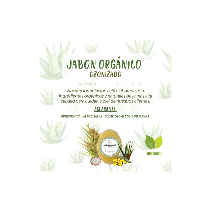 Jabón Ozonizado Para Cuidado Facial Y Corporal Orgánico