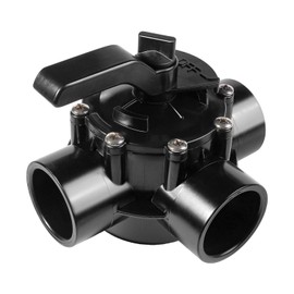 4715 3-Port Positive Seal Diverter Valve for J a n d y 3 Way 1-1/2 to 2-Inch CPVC Pool Check Valves Non Lube Compatible with Plumbing,Irrigation,Swimming Pools,Hot Tubs & Spas with Flapper