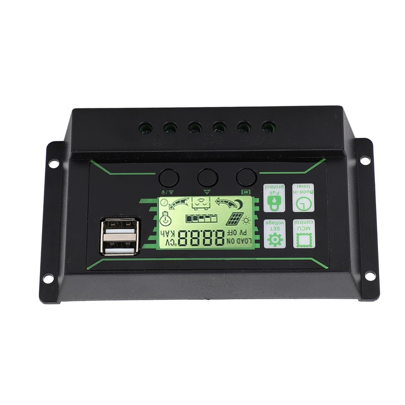 Solar Charge Controller 20A 2 USB Output PWM Control 3