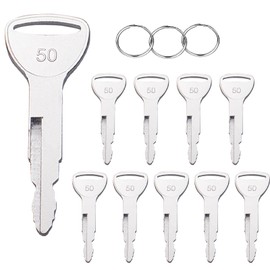 La Macaza 10PCS Forklift Heavy Equipment Keys, A62597 Replacement Ignition keys, 57591-23330-71, Code A62597 replaces 162597