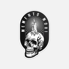 Memento Mori Car Bumper Vinyl Sticker Decal