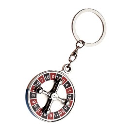 Outanaya Metal Mini Russian Roulette Keychain Mini Keychain Key Chain Purse Key Holder Purse Key Decoration Key Ring Lovely Keychain Handbag From