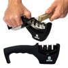 BARTANS 4-in-1 Knife Sharpening Tools with Ergonomic Grip, Non-Slip Base