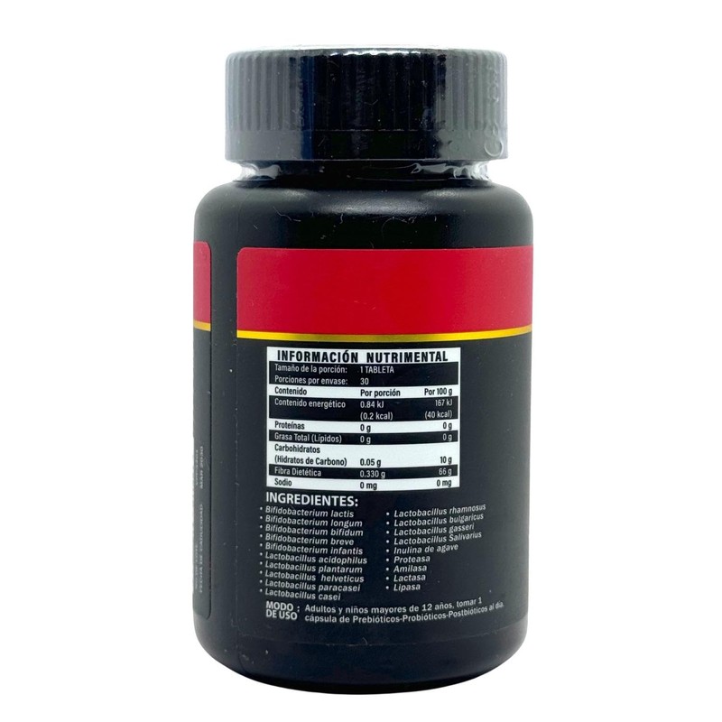 Prebióticos Probióticos Postbióticos 30 Tabletas Vitesa Natural