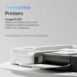 Chipink 075 Toner Cartridge Compatible for Canon 075 Black Toner Cartridge CRG075 075H Ink for Imageclass MF665Cdw MF663Cdw MF662Cdw LBP647Cdw LBP646Cdw MF660 and LBP640 Series Printer (2 Pack)