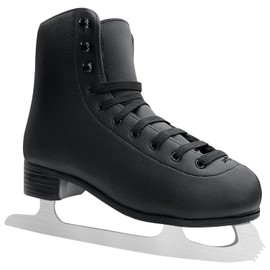 AhmyLion Figure Ice Skates,Beginners Preferred Skate for Men/Women/Boys/Girls,Wear-Resistant,Comfortable Model. (Black, Womens Size-9/Mens Size 7.5)