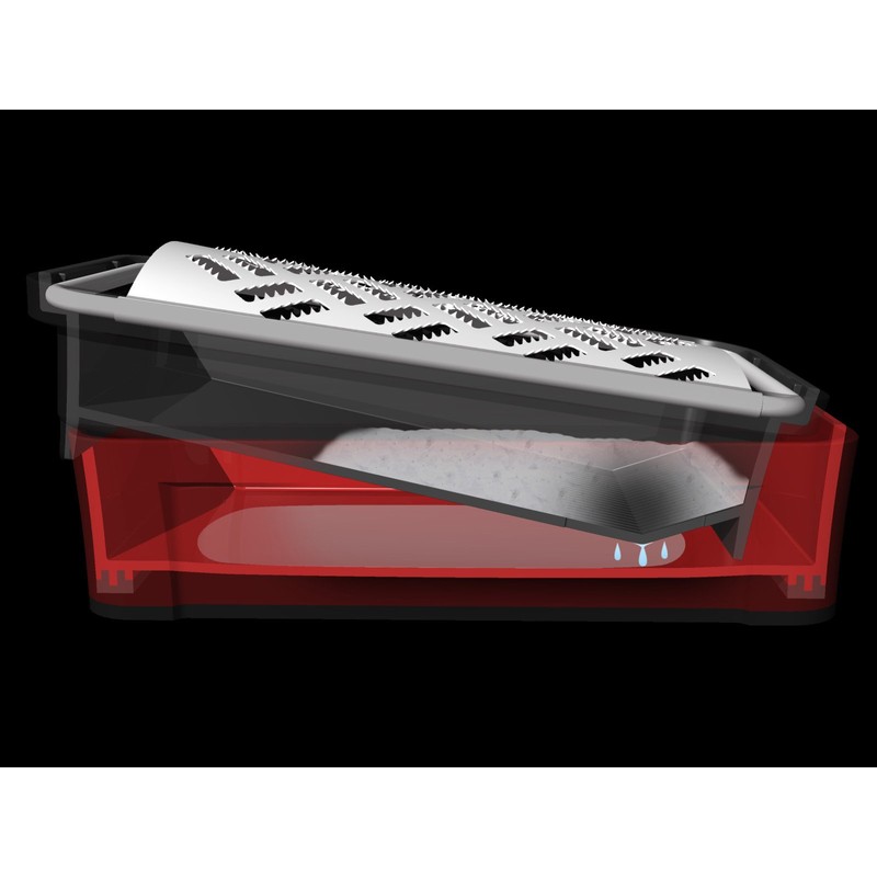 Kawashima Industry Suncraft Super Grater, Black, Red