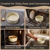 Jeffbaubl Cereal Bowls Set of 6, 6.1 Inch Ceramic Soup