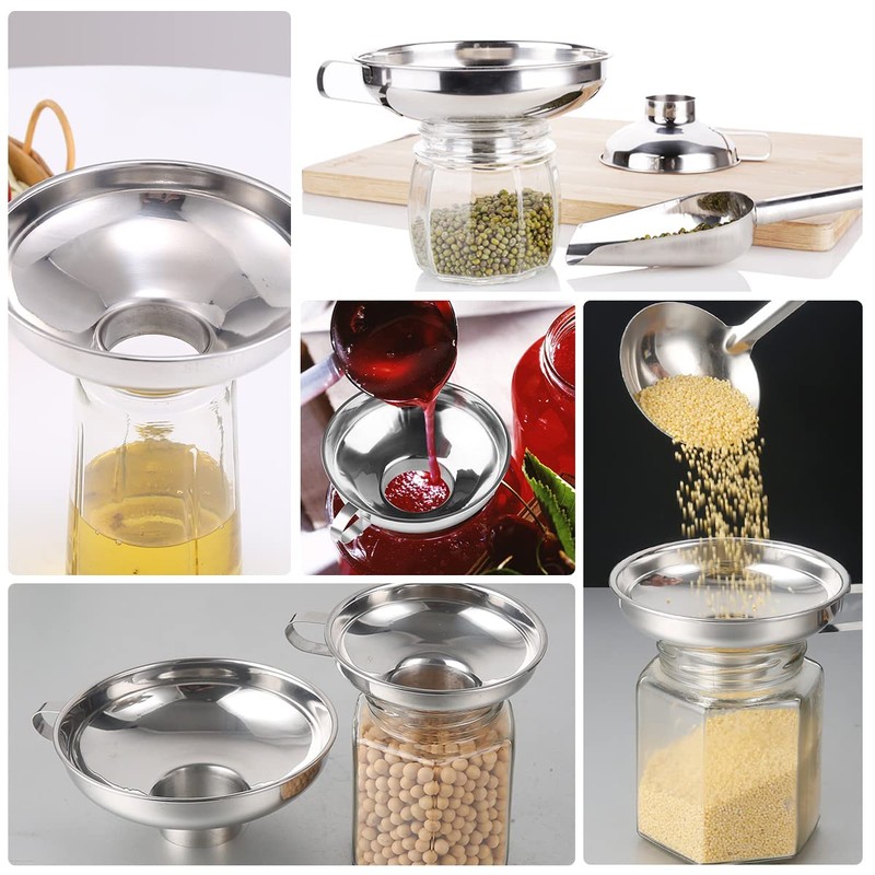 Canning Funnel for Kitchen Use, Wide Mouth Funnel for Mason