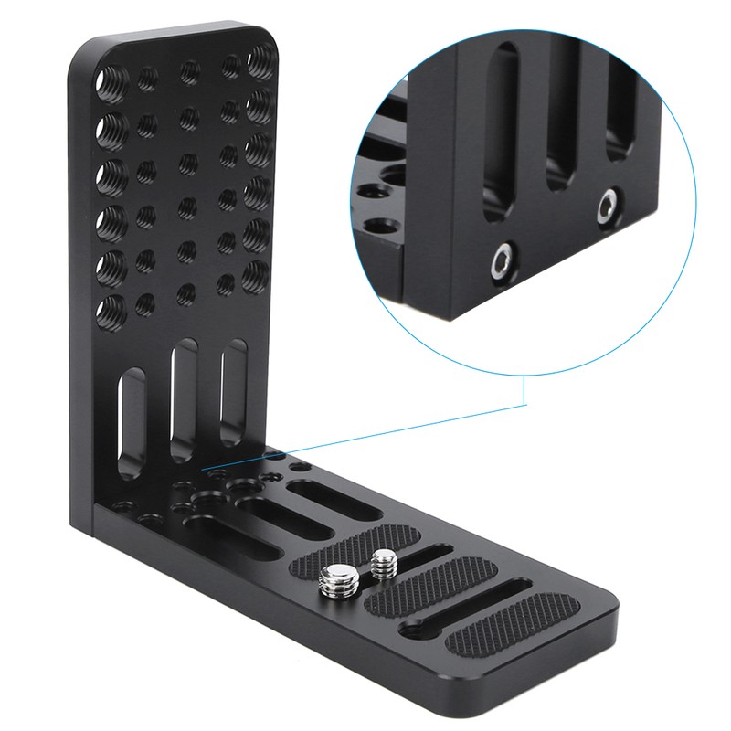 All Metal Universal Camera L shape Quick Release Plate Tripod