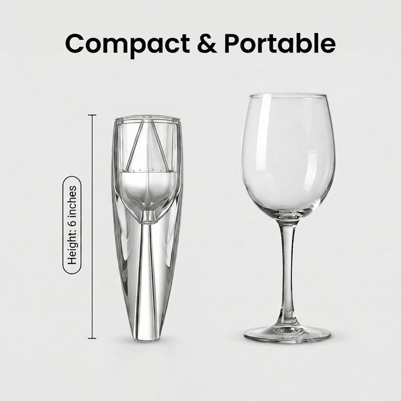 Sipoyen Wine Aerator Pourer with Decanter & Drip-Free Spout