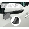 TKPUFR Right Passenger Side Mirror Base Cover Cap Compatible with
