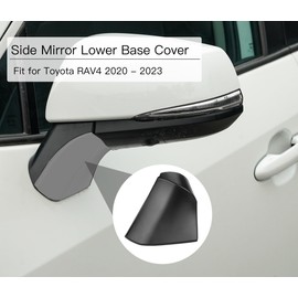 TKPUFR Right Passenger Side Mirror Base Cover Cap Compatible with Toyota RAV4 2020-2023