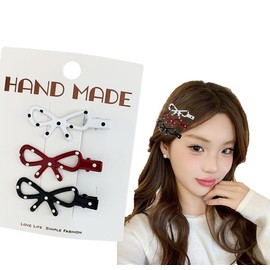 Wenlly 18 Stück Wave Dot Haarspangen Basic Vielseitige Haarspangen Süße Haar Zerbrochene Pins Haarschmuck