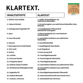 Niyok® 3-in-1 Firm Shower Gel Shampoo Facial Cleansing Vegan Organic Plastic Free Normal to Fine Hair Like Soap Only Skin-neutral pH 5.5 Natural Cosmetics Early Spring (80 g)