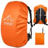 Crenze Backpack Rain Cover, 15-90L Waterproof Rucksack Cover with Reflective