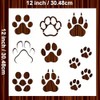 LYMSSESS Paw Print Large Wall Stencils for Painting - Cat