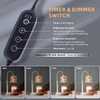 Candle Warmer Lamp with Timer: White Scented Candles Heating Lights