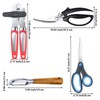 KYDIFS Left Handed Scissors, Kitchen Shears, Can Opener, Peeler Set,
