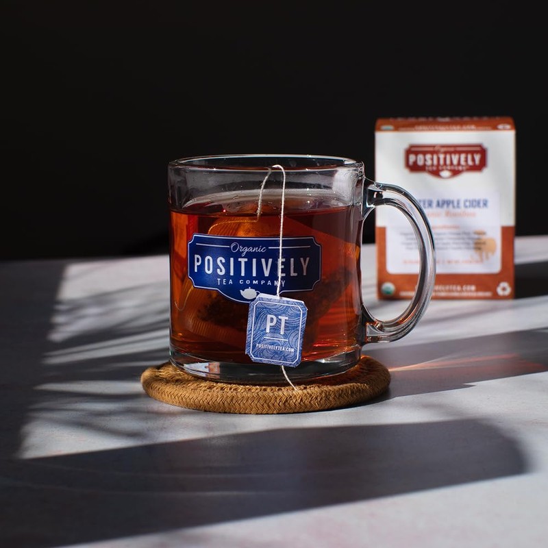 Organic Positively Tea Company, Winter Apple Cider Rooibos Tea Bags,