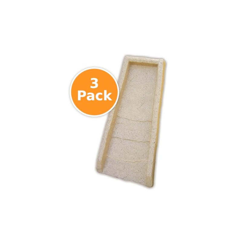 EMSCO GROUP 2100-3 Downspout, 3 pk-Sandstone Rain Splash Block, 3