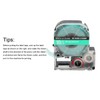 Labeling Tape Corrosion Wear Resistance 18mm Label Making for KING