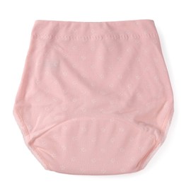 Peace Kobo Jacquard Pattern Heavy Incontinence Pants, 3.4 fl oz (100 cc), Shorts, Urine Leak, Women's, M, Pink